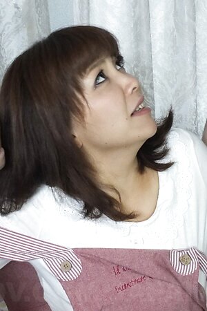 Juri Kitahara sucks and strokes cock after cock and gets cum in mouth.